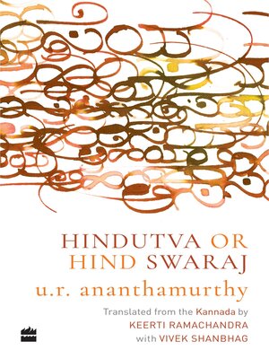 cover image of Hindutva or Hind Swaraj